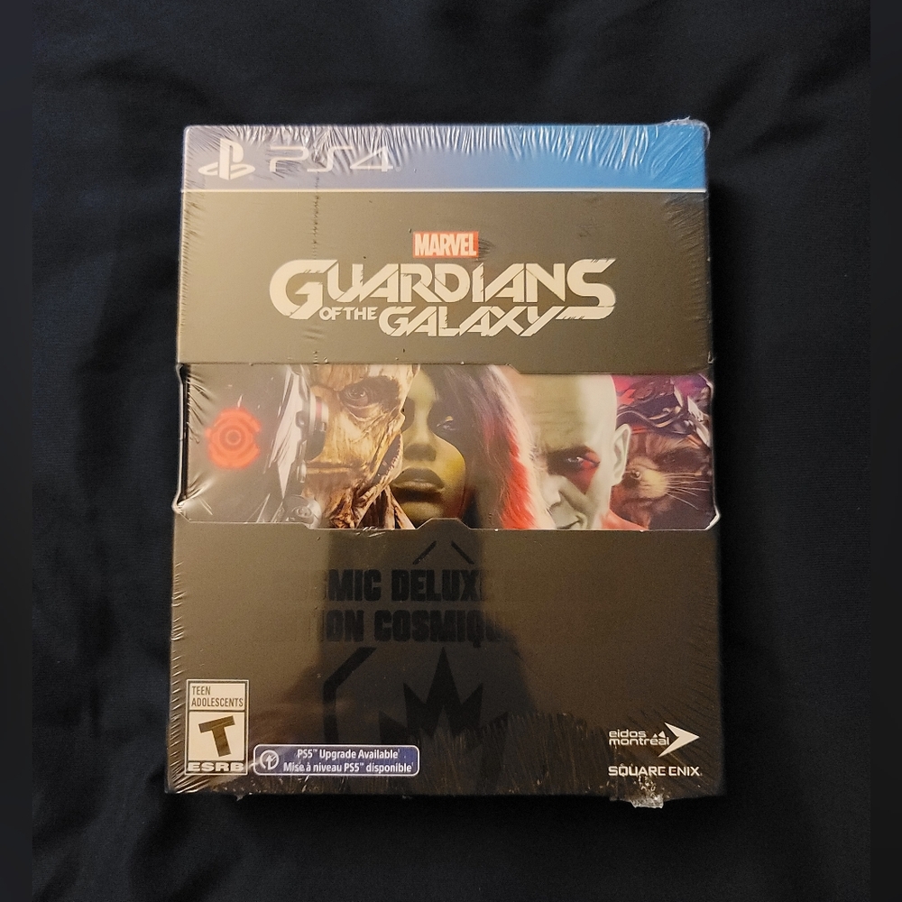 Rare New Marvel's Guardians of The Galaxy Cosmic Deluxe Edition - PlayStation 4
